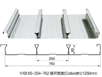YXB 65-254-762 展开宽度(Coilwidth):1250mm